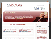Tablet Screenshot of edwesemann.com